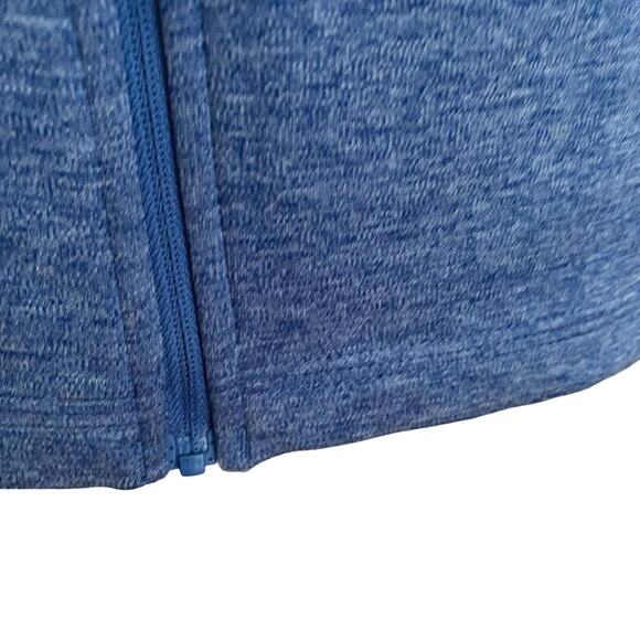 OGIO Womans Size XS Adobe Logo Heather Blue Full Zip Athleisure Long Sleeve Top - Picture 12 of 13